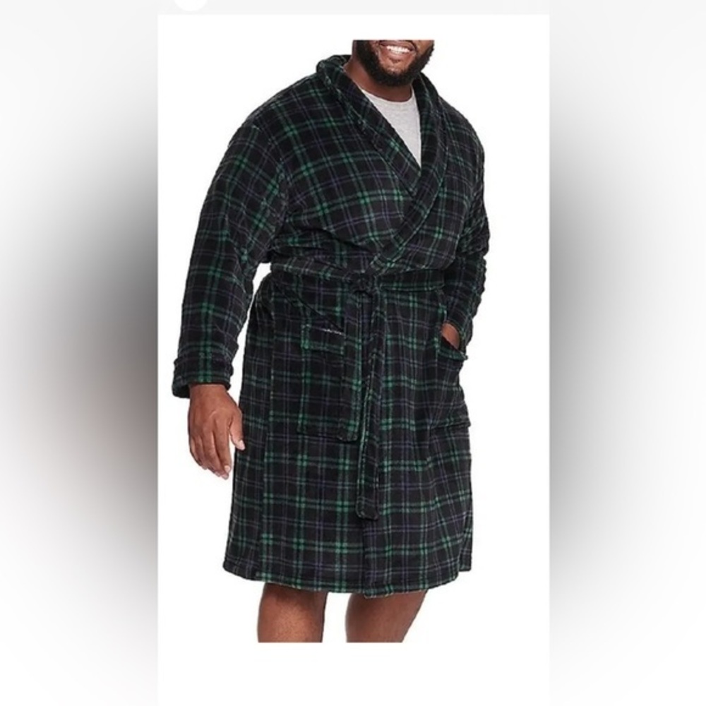 Big & Tall Sonoma Goods For Life® Plush Robe 3x-4x